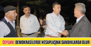 DEMOKRASİ SOKAKTA DEĞİL SANDIKTA OLUR
