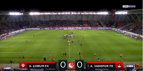 A.Çorum FK 0-0 Van İ.Y FK Maç Sonucu!