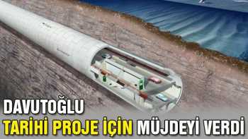 A.Davutoğlu tarihi proje için müjdeyi verdi