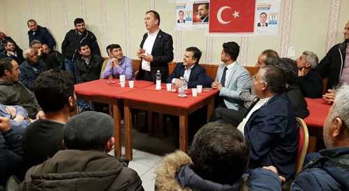 A.S.CEYLAN GURBETÇİLERLE BULUŞTU