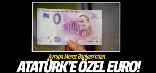 AB: Merkez Bankası'ndan, Atatürk'e özel euro!