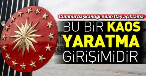 ABD Büyükelçiliği'ne saldırı kaos yaratma girişimidir