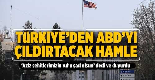 ABD Büyükelçiliği'nin bulunduğu caddenin İsmi Zeytin Dalı oluyor