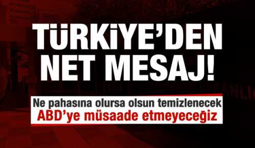ABD'nin oyalamasına izin vermeyeceğiz