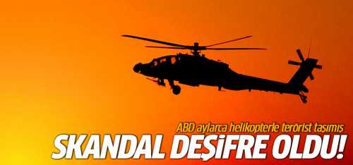 ABD PKK'lı teröristleri helikopterle Kandil'e taşımış