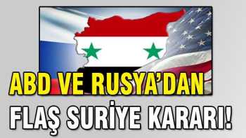 ABD ve Rusya Suriye'de ateşkesi görüşüyor