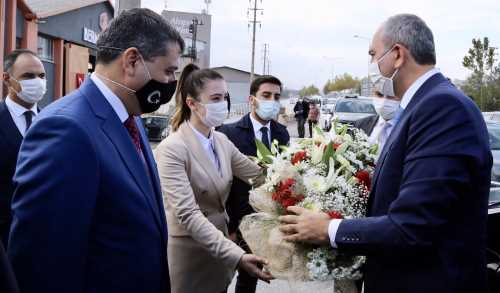 Adalet Bakanı Abdulhamit Gül, Çorum'a geldi