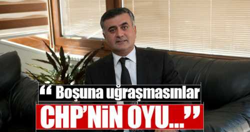 Adil Gür: CHP 1 Kasım'daki oyunun altında