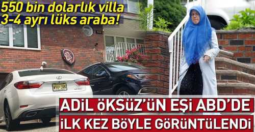 Adil Öksüz'ün eşi ABD'de görüntülendi!
