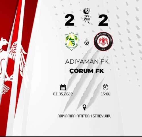 Adıyaman FK - Çorum FK maçı 