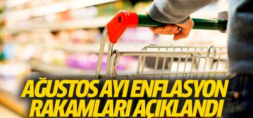 Ağustos ayı enflasyon rakamları açıklandı