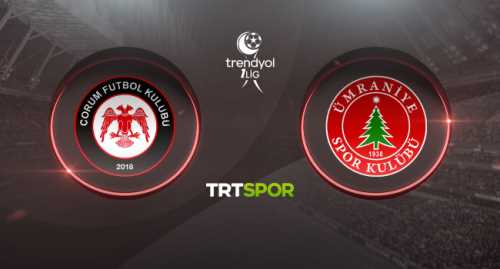 Ahlatcı Çorum FK - Ümraniyespor maçı