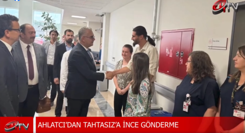Ahlatçı'dan Tahtasız'a İnce Gönderme! 