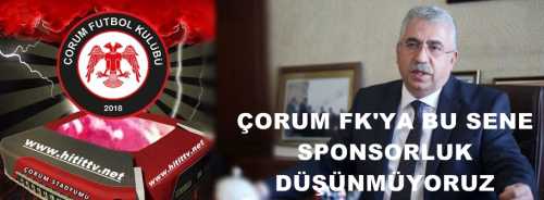 Ahmet Ahlatçı'dan Çorum FK Değerlendirmesi 