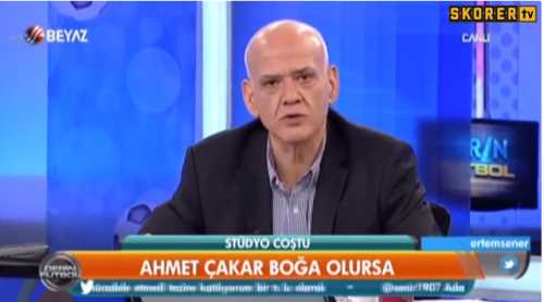 Ahmet Çakar yayında Boğa olursa