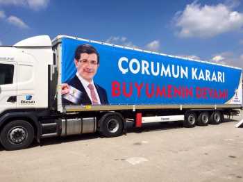 AK PARTİ  BÜYÜK ÇORUM MİTİNGİNE HAZIRLANIYOR