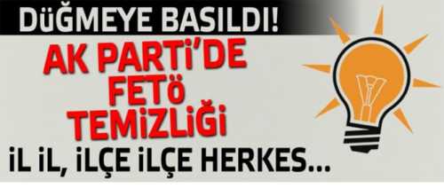 AK Parti Çorum,teşkilatlardaki ve belediyelerdeki FETÖ’cüler bir bir tespit edilecek