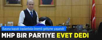 AK Parti'de Koalisyon ibresi  MHP'yi gösteriyor