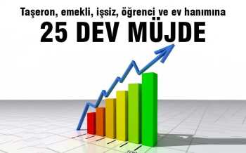 AK PARTİ'DEN 25 DEV ADIM
