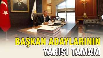 AK PARTİ İLÇE ADAYLARI İÇİN TOPLANDI