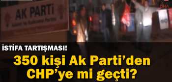 Ak Parti ile CHP arasında istifa tartışması