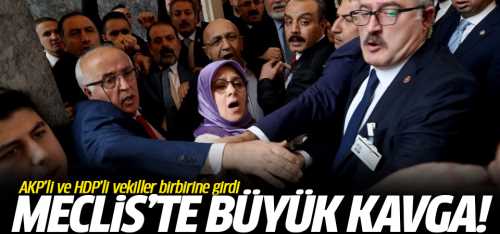 AK Parti’li ve HDP’li vekiller birbirine girdi