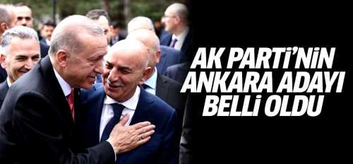 AK Parti'nin Ankara adayı Turgut Altınok oldu!
