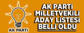AK Parti'nin İl İl aday listesi belli oldu