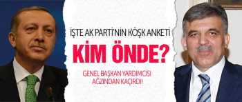 AK Parti'nin Köşk bombası! Anketi açıkladı
