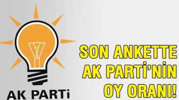 AK Parti'nin oy oranı yüzde 51.7