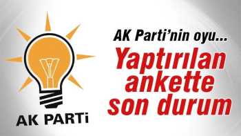 AK Parti'nin oyları 7 Haziran'ın çok üstünde