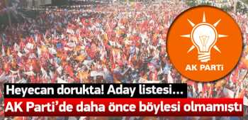 AK Parti ser veriyor sır vermiyor!