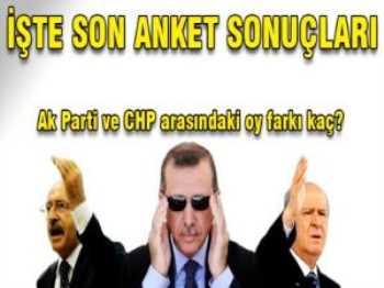 AK Parti ve CHP arasındaki oy farkı