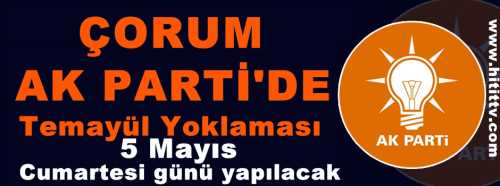Ak Partide Temayül tarihi 5 Mayıs'ta yapılacak 