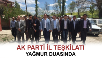 AK PARTİLİLER YAĞMUR DUASINDA
