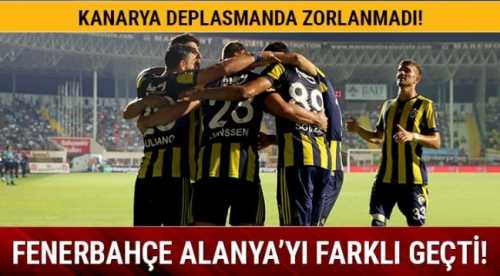 Alanyaspor 1-4 Fenerbahçe