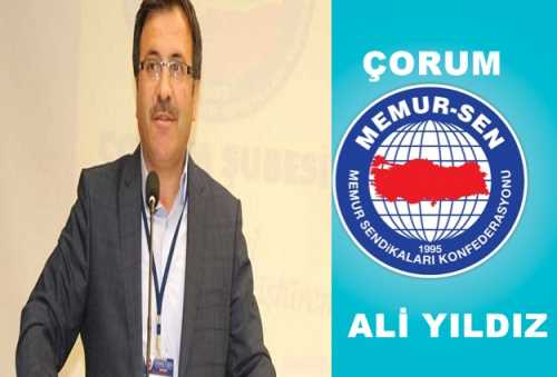 Ali Yıldız Memur-Sen Şube başkanı oldu
