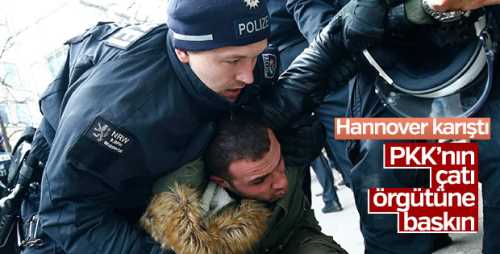 Alman polisi PKK'nın çatı örgütüne baskın yaptı