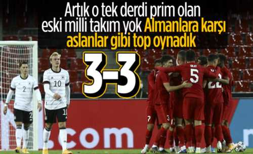 Almanya 3-3 Türkiye 