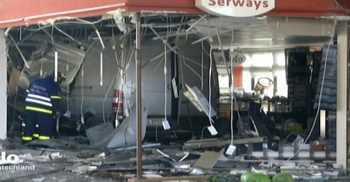 Almanya’nın Hessen Eyaleti’ndeki bir akaryakıt istasyonunda patlama