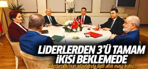 Altılı masada 3'tamam dedi!