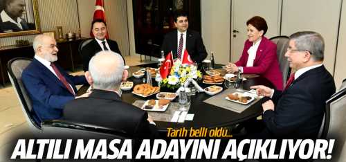Altılı Masanın Adayı 13 Şubat diyorlarrr!