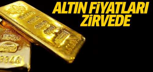 Altın fiyatları 1 ayın zirvesinde