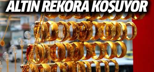 Altın rekora maratoncu gibi koşuyor!