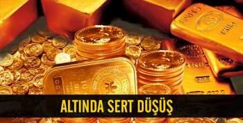 Altında ani  sert düşüş