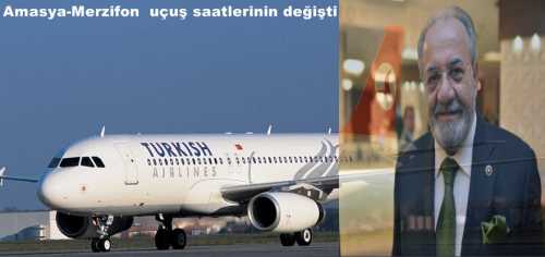 Amasya-Merzifon Havaalanı’nda uçuş saatleri değişti