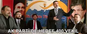 Anayasa değişikliği için  AK Parti’de hedef 400 vekil