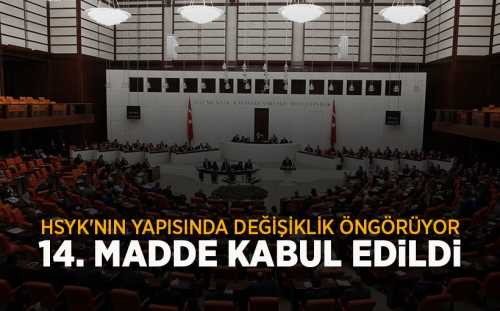 Anayasa teklifinde 14. madde kabul edildi