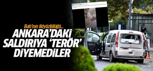 Ankara'daki saldırıya 'terör' diyemediler