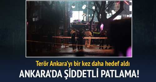 Ankara Kızılay Güvenpark'ta patlama meydana geldi. 5-6 araç yanıyor, polis kimseyi bölgeye yaklaştırmıyor